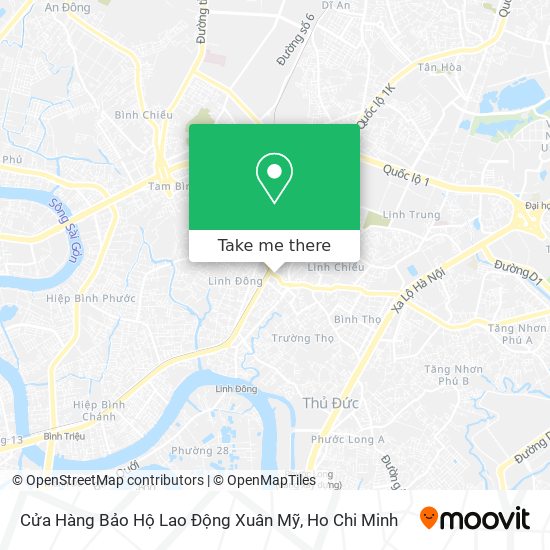 Cửa Hàng Bảo Hộ Lao Động Xuân Mỹ map