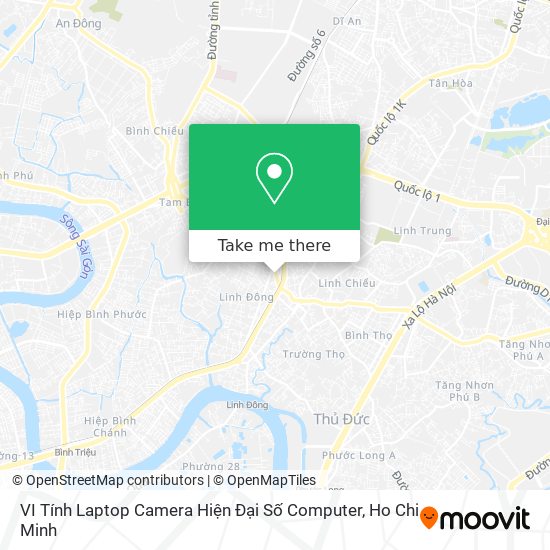 How to get to VI Tính Laptop Camera Hiện Đại Số Computer in Thủ Đức by Bus?