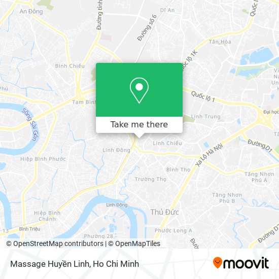 Massage Huyền Linh map