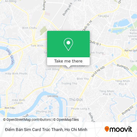 Điểm Bán Sim Card Trúc Thanh map