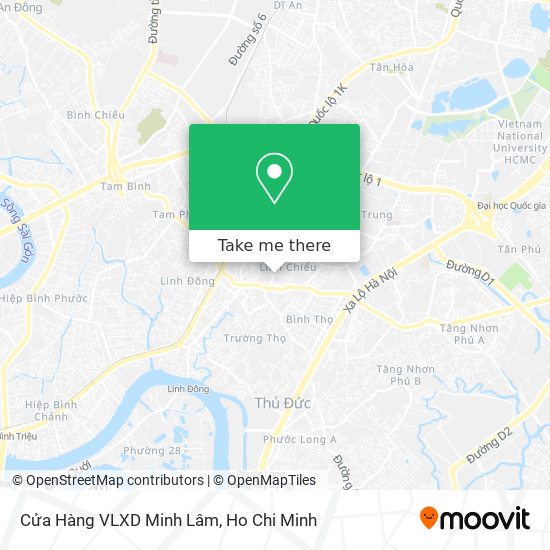 Cửa Hàng VLXD Minh Lâm map