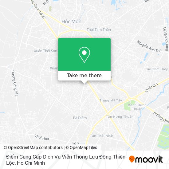 Điểm Cung Cấp Dịch Vụ Viễn Thông Lưu Động Thiên Lộc map