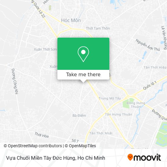 Vựa Chuối Miền Tây Đức Hùng map