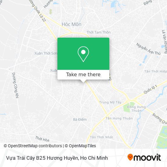 Vựa Trái Cây B25 Hương Huyền map