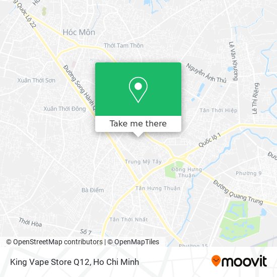 King Vape Store Q12 map