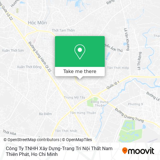 Công Ty TNHH Xây Dựng-Trang Trí Nội Thất Nam Thiên Phát map