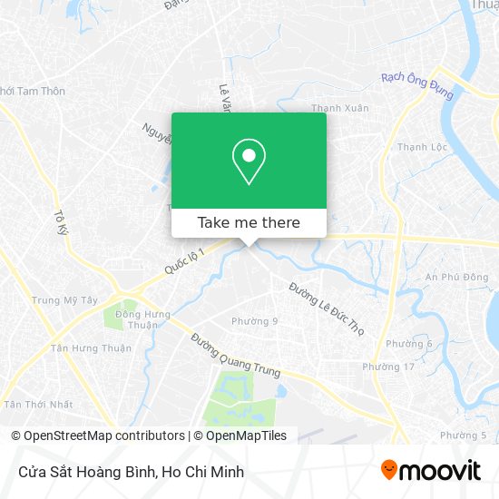 Cửa Sắt Hoàng Bình map