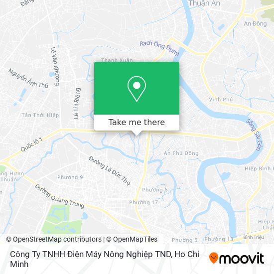 Công Ty TNHH Điện Máy Nông Nghiệp TND map