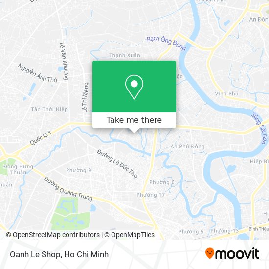 Oanh Le Shop map