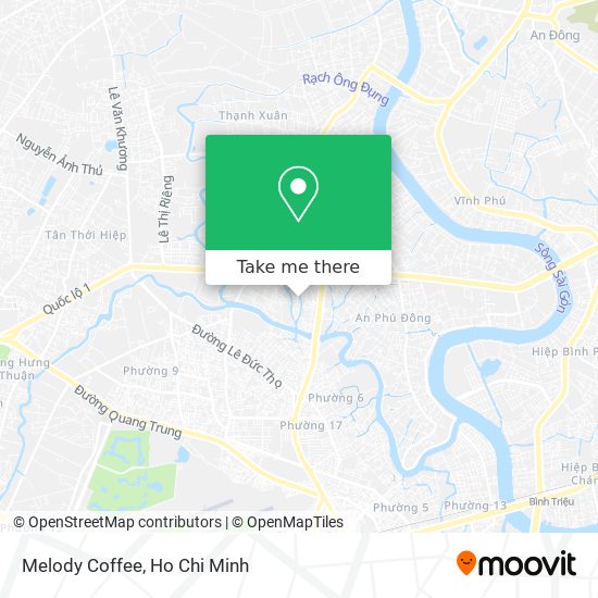 Melody Coffee map