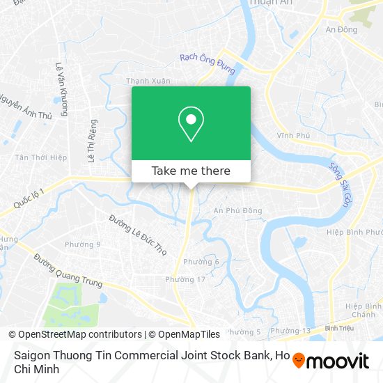 Saigon Thuong Tin Commercial Joint Stock Bank map