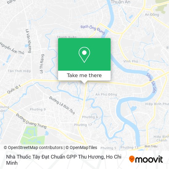 Nhà Thuốc Tây Đạt Chuẩn GPP Thu Hương map