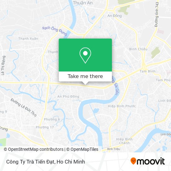 Công Ty Trà Tiến Đạt map