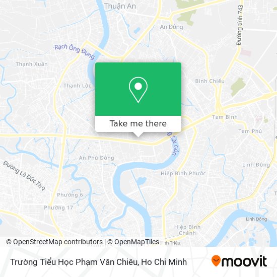 Trường Tiểu Học Phạm Văn Chiêu map