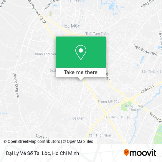 Đại Lý Vé Số Tài Lộc map
