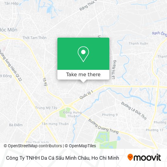 Công Ty TNHH Da Cá Sấu Minh Châu map
