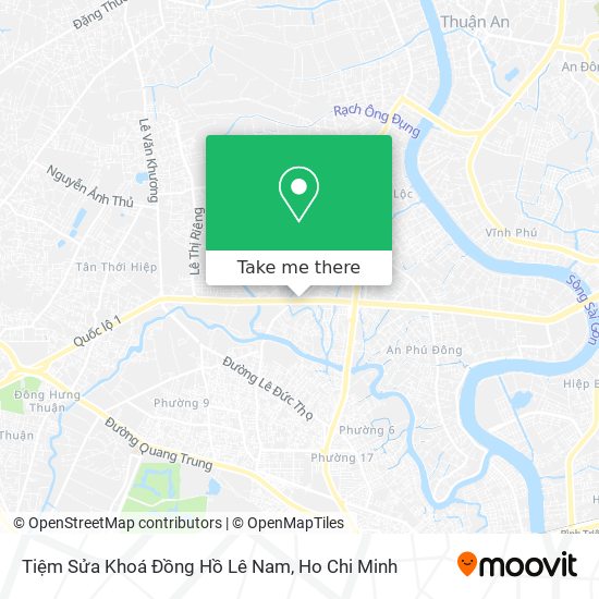 Tiệm Sửa Khoá Đồng Hồ Lê Nam map