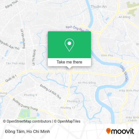 Đồng Tâm map