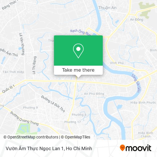 Vườn Ẩm Thực Ngọc Lan 1 map