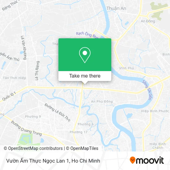 Vườn Ẩm Thực Ngọc Lan 1 map