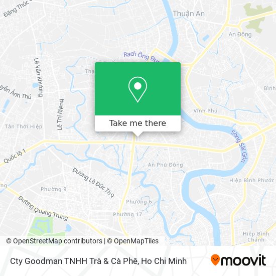Cty Goodman TNHH Trà & Cà Phê map