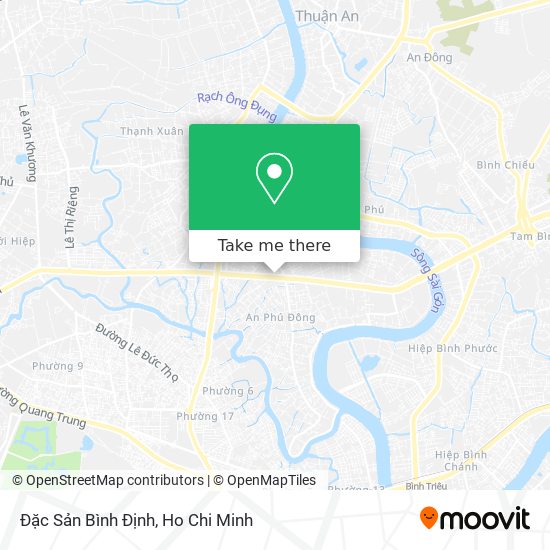 Đặc Sản Bình Định map