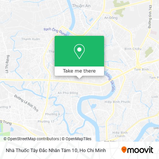 Nhà Thuốc Tây Đắc Nhân Tâm 10 map