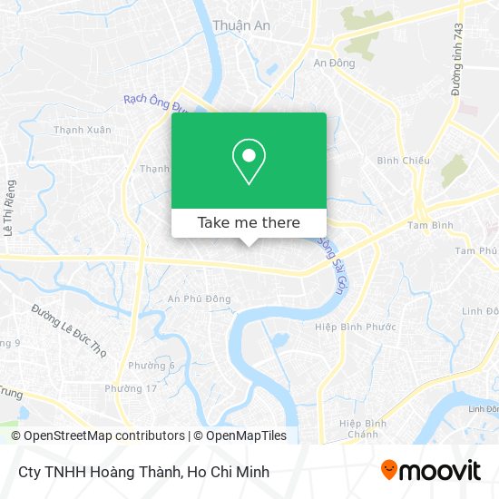 Cty TNHH Hoàng Thành map