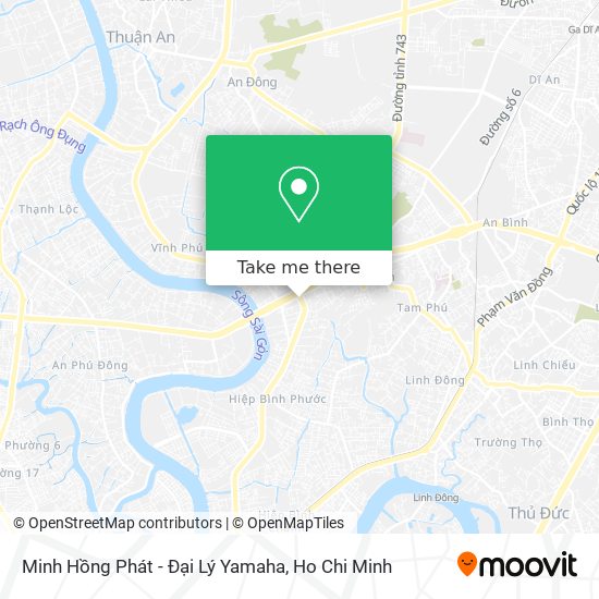 Minh Hồng Phát - Đại Lý Yamaha map