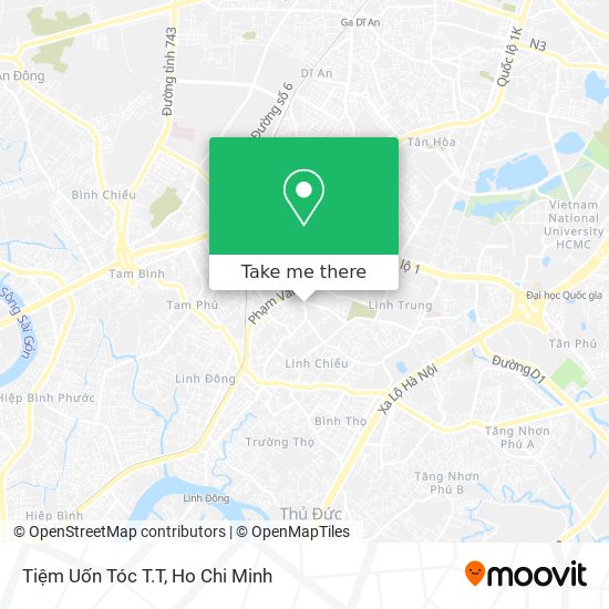 Tiệm Uốn Tóc T.T map