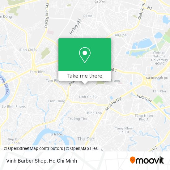 Vinh Barber Shop map