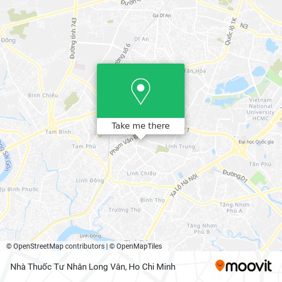 Nhà Thuốc Tư Nhân Long Vân map