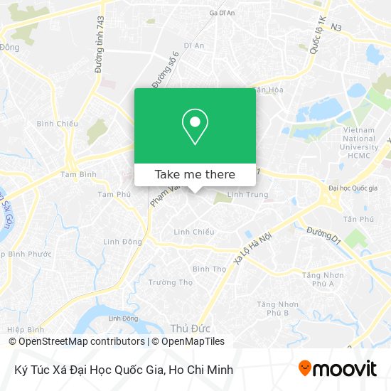 Ký Túc Xá Đại Học Quốc Gia map