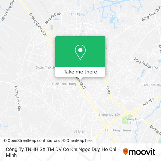 Công Ty TNHH SX TM DV Cơ Khí Ngọc Duy map