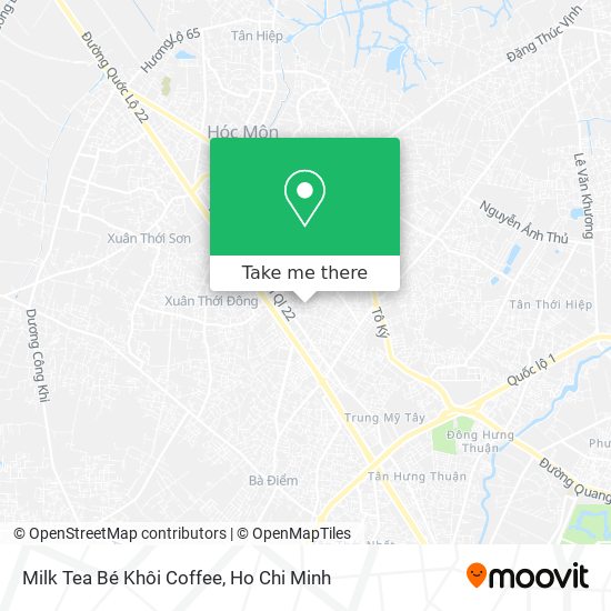 Milk Tea Bé Khôi Coffee map