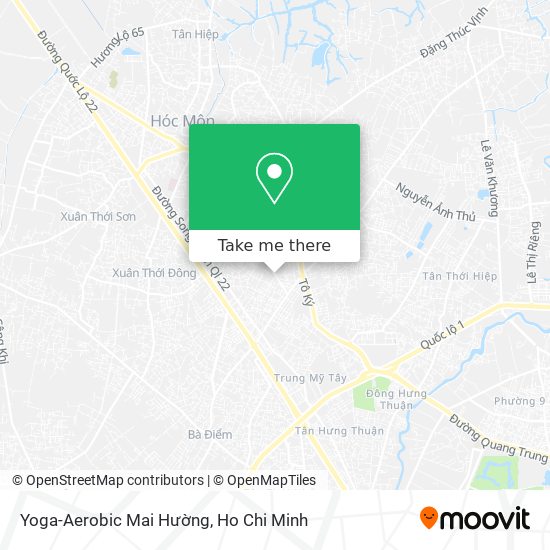 Yoga-Aerobic Mai Hường map
