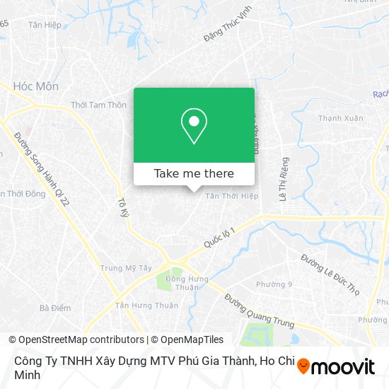 Công Ty TNHH Xây Dựng MTV Phú Gia Thành map