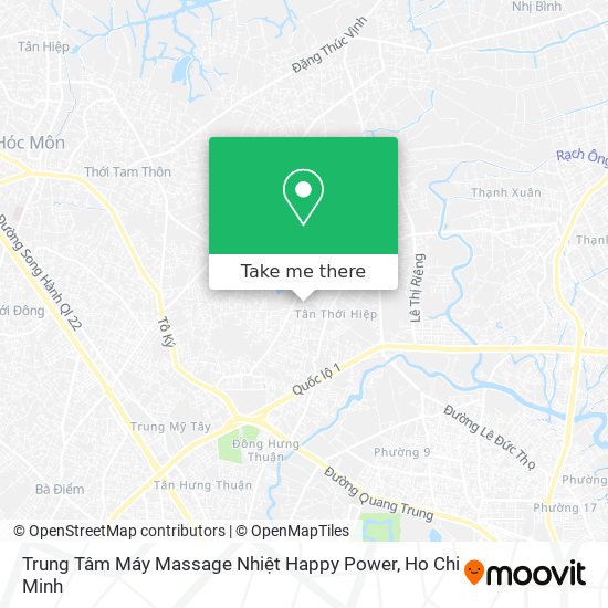 Trung Tâm Máy Massage Nhiệt Happy Power map