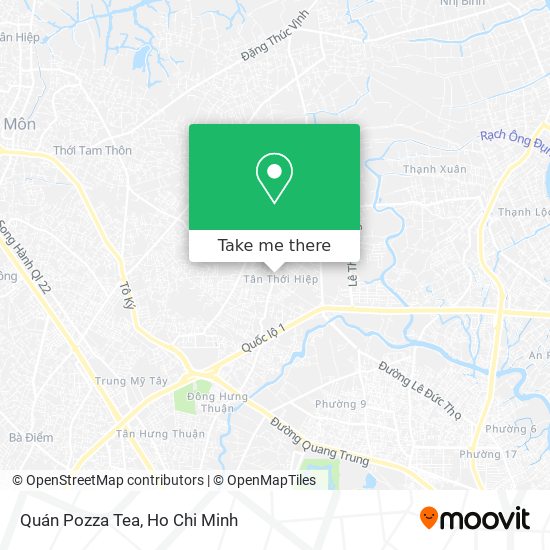 Quán Pozza Tea map