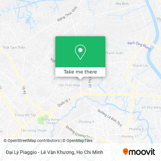Đại Lý Piaggio - Lê Văn Khương map