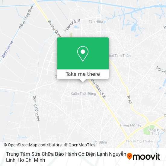 Trung Tâm Sửa Chữa Bảo Hành Cơ Điện Lạnh Nguyễn Linh map