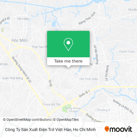 Công Ty Sản Xuất Điện Trở Việt Hàn map