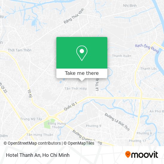Hotel Thanh An map