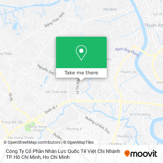 Công Ty Cổ Phần Nhân Lực Quốc Tế Việt Chi Nhánh TP. Hồ Chí Minh map