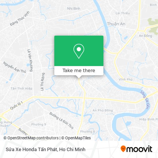 Sửa Xe Honda Tấn Phát map
