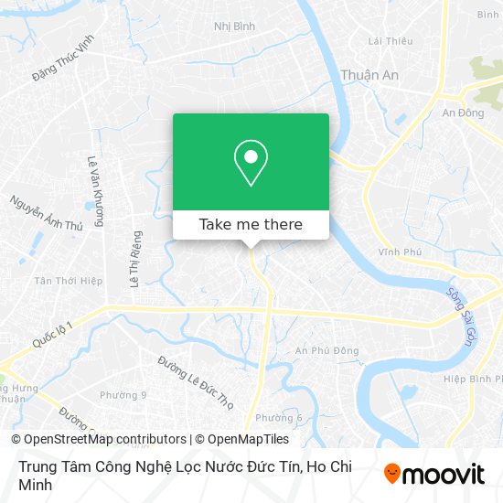 Trung Tâm Công Nghệ Lọc Nước Đức Tín map