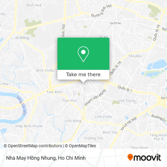 Nhà May Hồng Nhung map