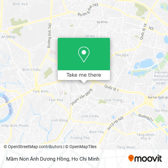 Mầm Non Ánh Dương Hồng map