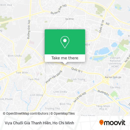 Vựa Chuối Già Thanh Hiền map