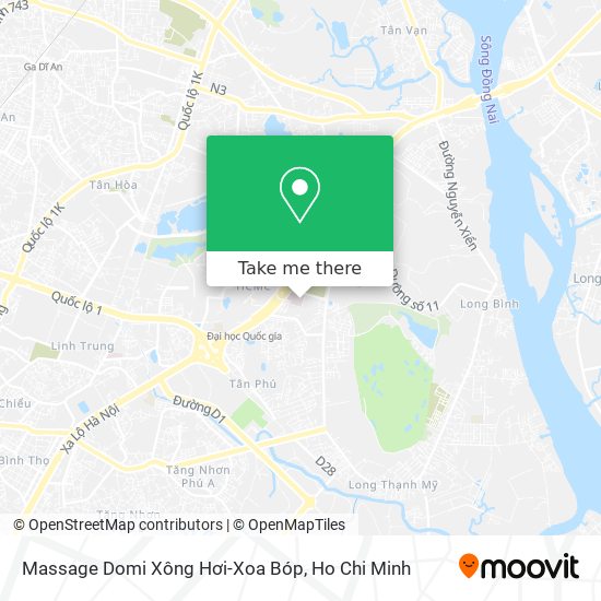 Massage Domi Xông Hơi-Xoa Bóp map